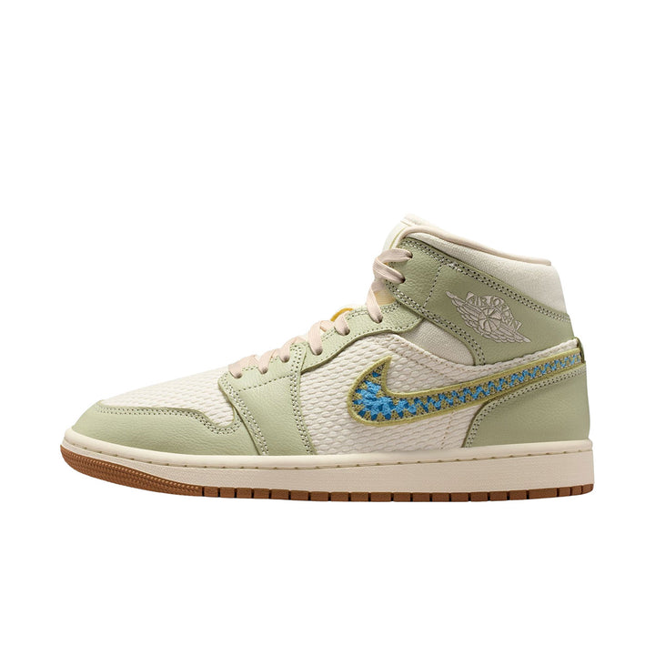 WMNS Air Jordan 1 Mid SE (Olive Aura/pearl White-lawn)