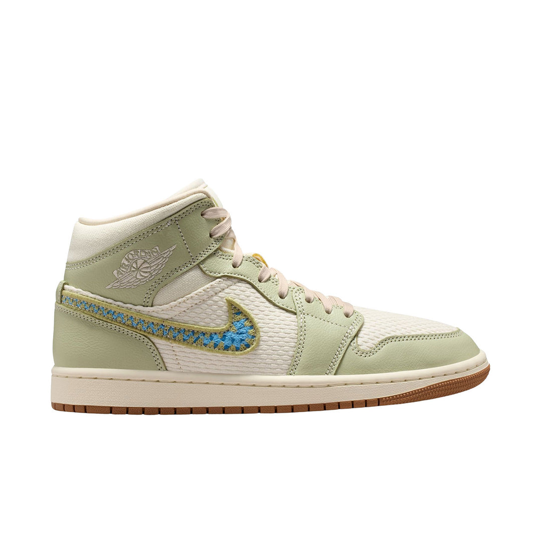 WMNS Air Jordan 1 Mid SE (Olive Aura/pearl White-lawn)