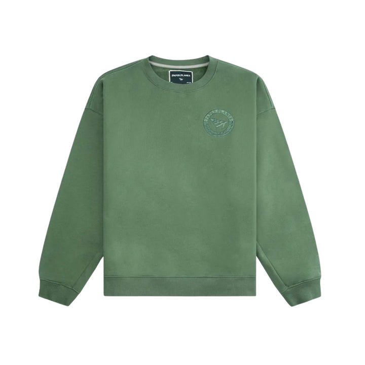 Paper Planes Relaxed FC Crewneck Sweatshirt (OD Green)