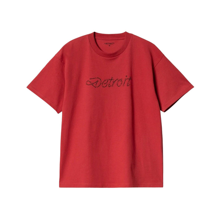 Carhartt WIP S/S Peace And Work T-Shirt (Cherry/Black)