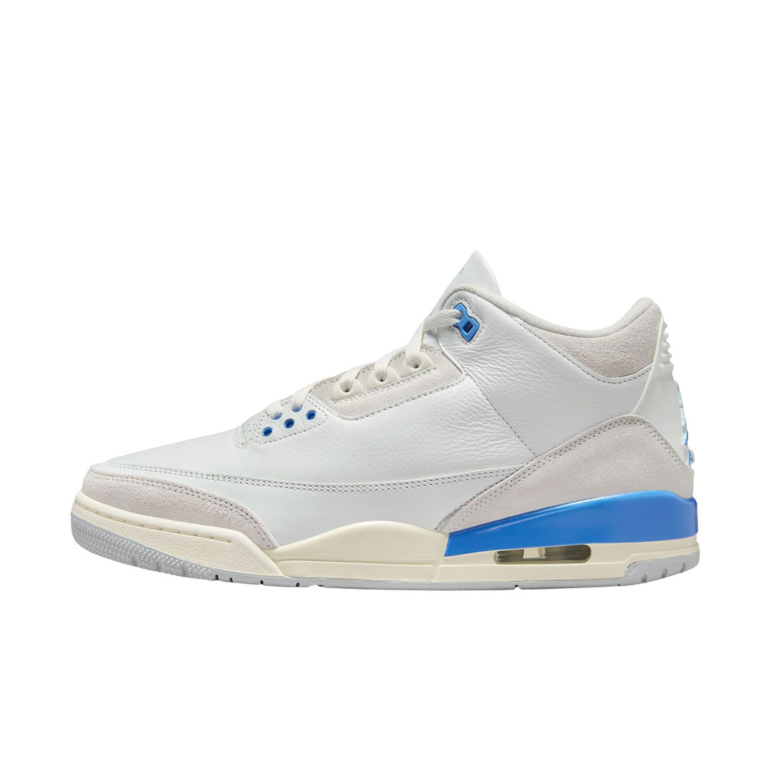 Air Jordan 3 Retro "Lucky Shorts" (Summit White/hydrogen Blue-legend Blue)