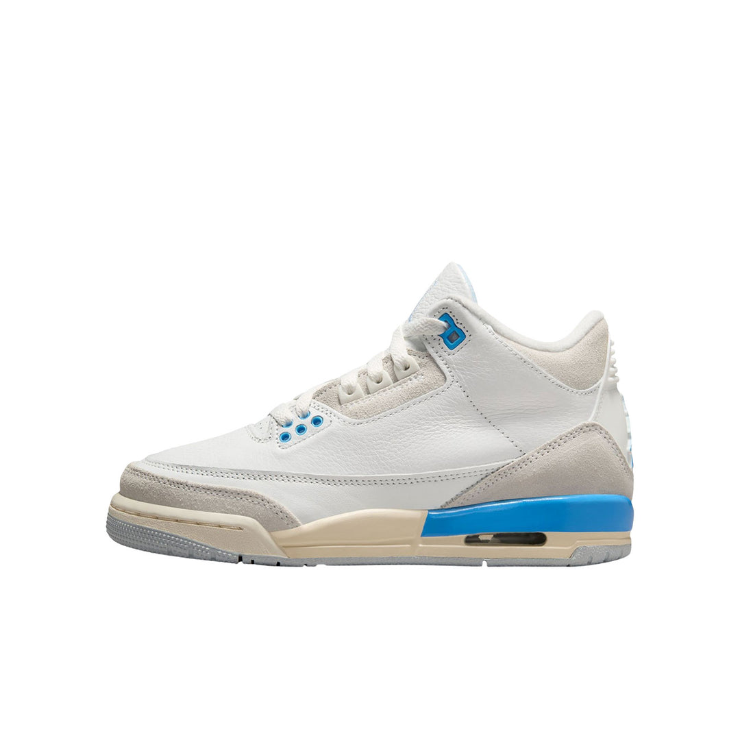 Air Jordan 3 Retro "Lucky Shorts" GS (Summit White/hydrogen Blue-legend Blue)