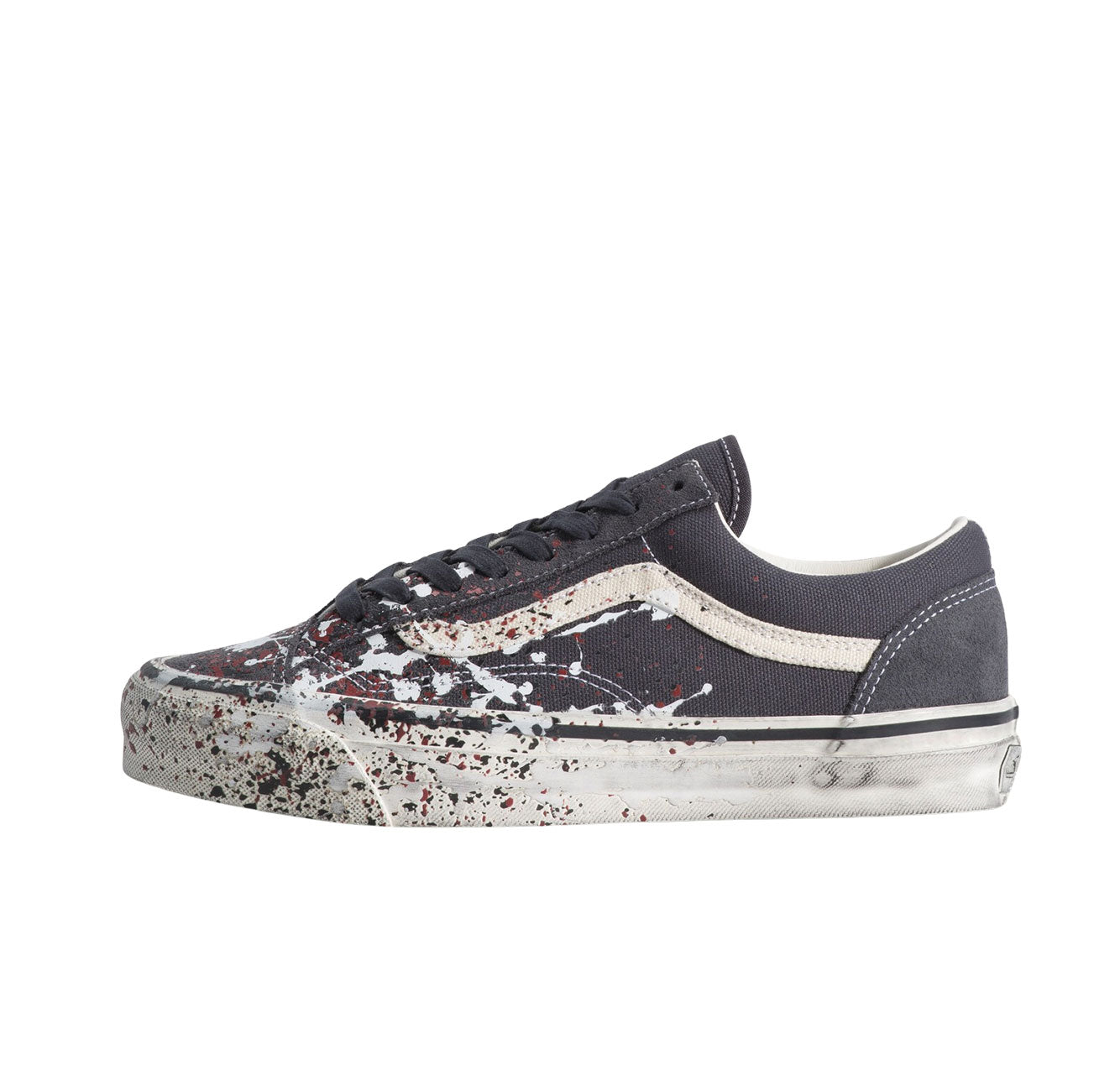 Vans Lx Old Skool 36 (Paint Splatter Charcoal Grey) – Burn Rubber