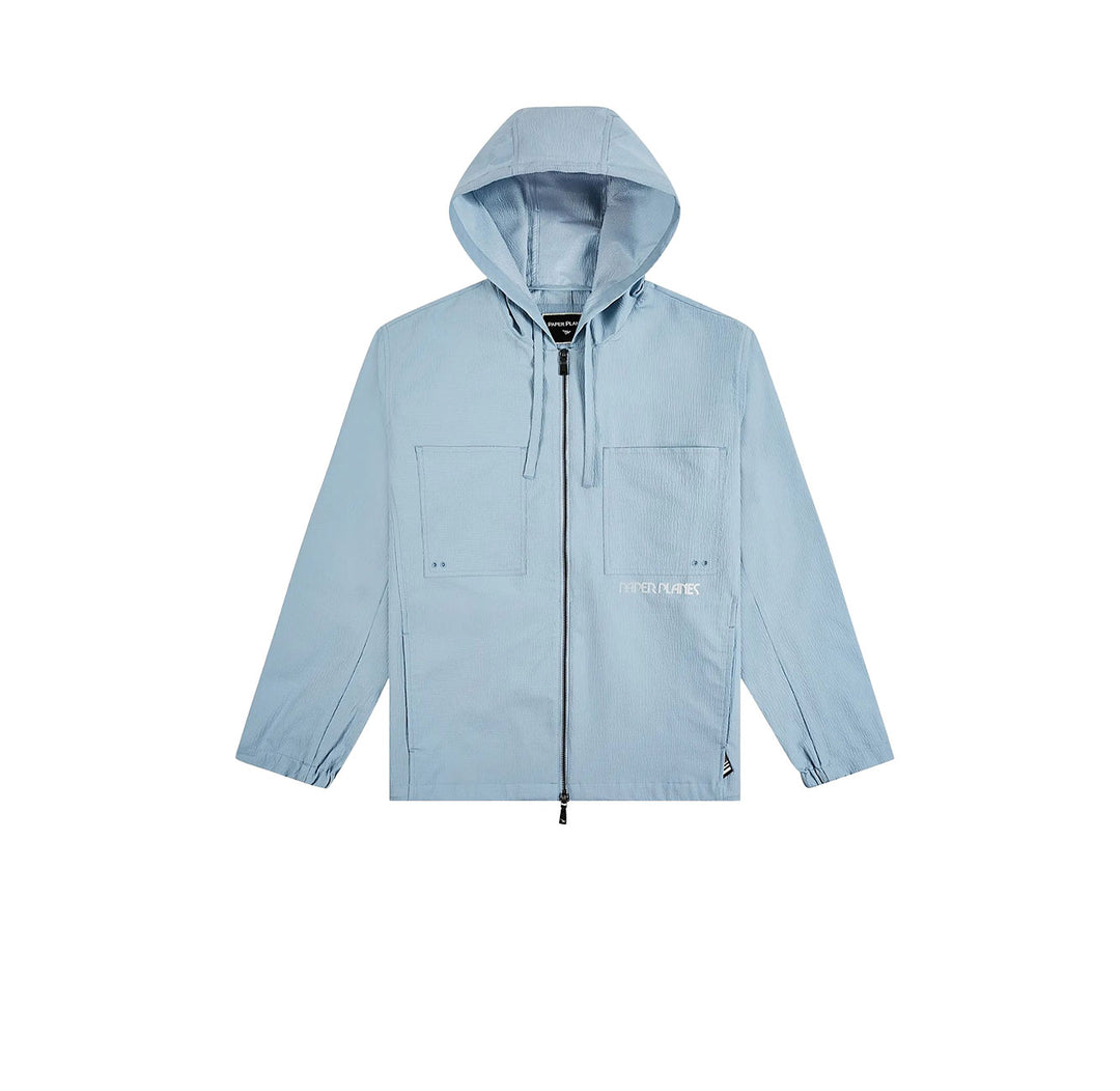 Paper Planes Seersucker Jacket (Blue Sky)