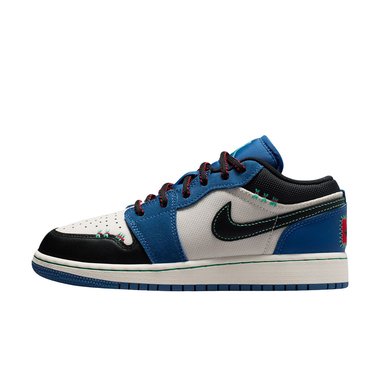 Air Jordan 1 Low SE (True Blue/Black-University Red) – Burn Rubber