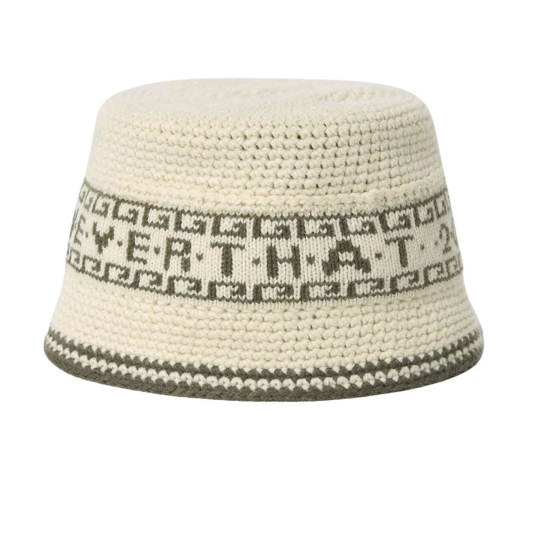 Thisisneverthat Crochet Bucket Hat (Beige)