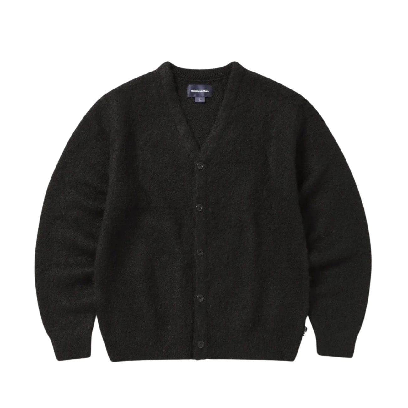 Thisisneverthat Hairy Knit Cardigan (Black) – Burn Rubber