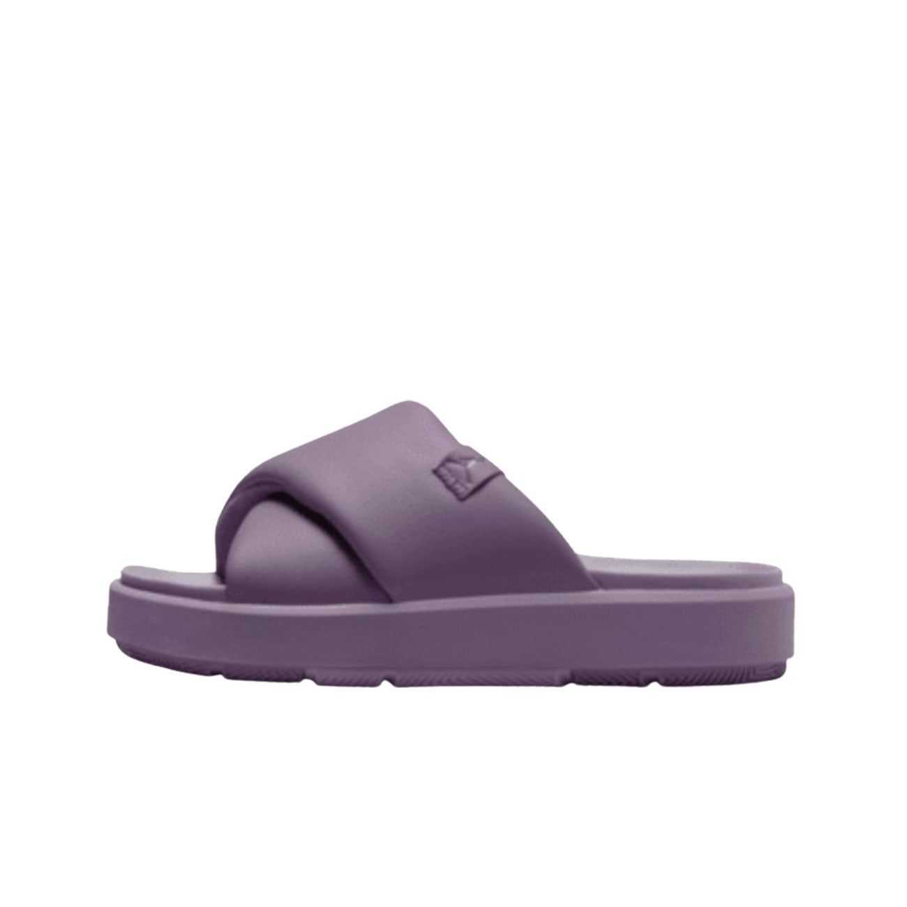 Purple jordan slides on sale