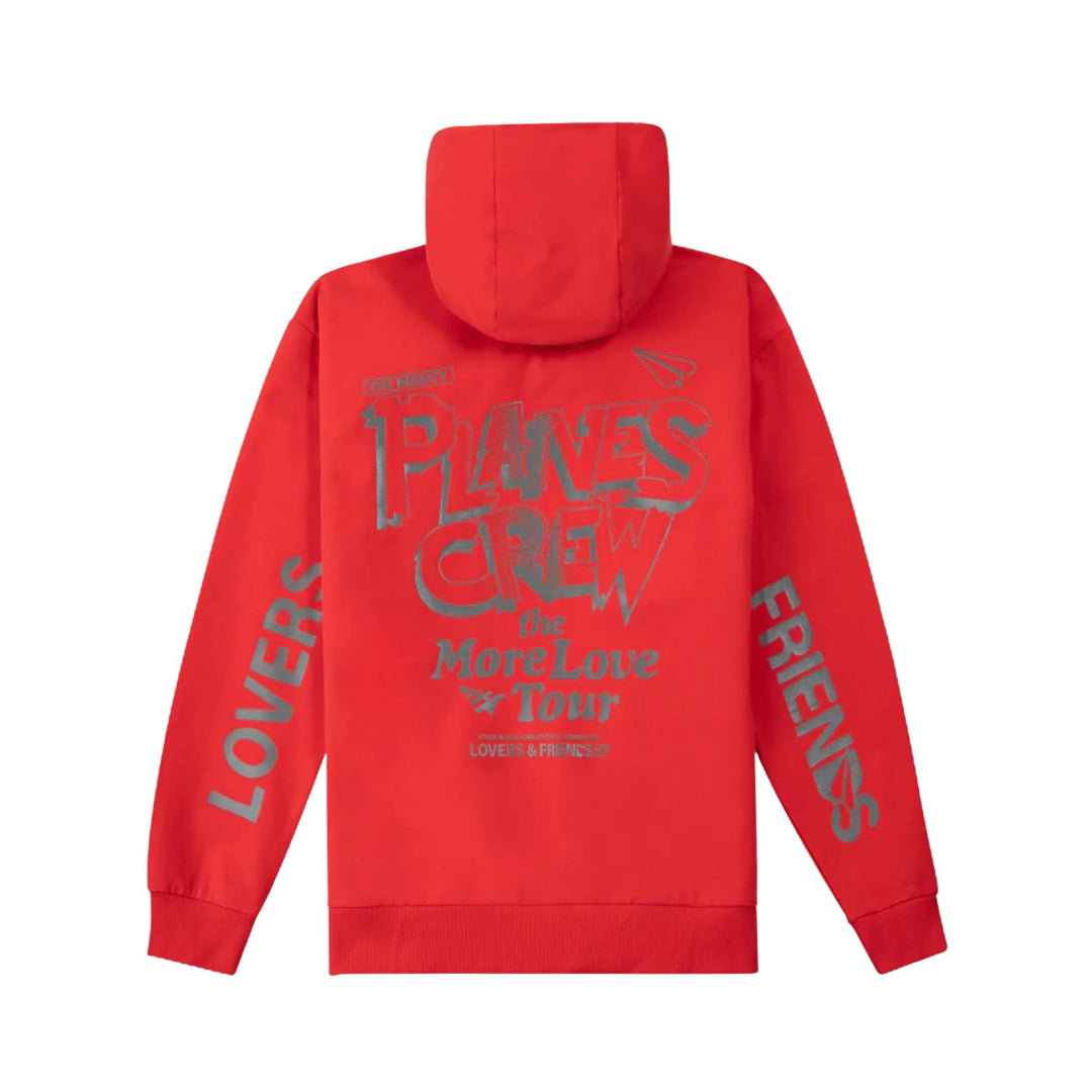 Paper Planes More Love Tour Reflective Hoodie (Coral Red)