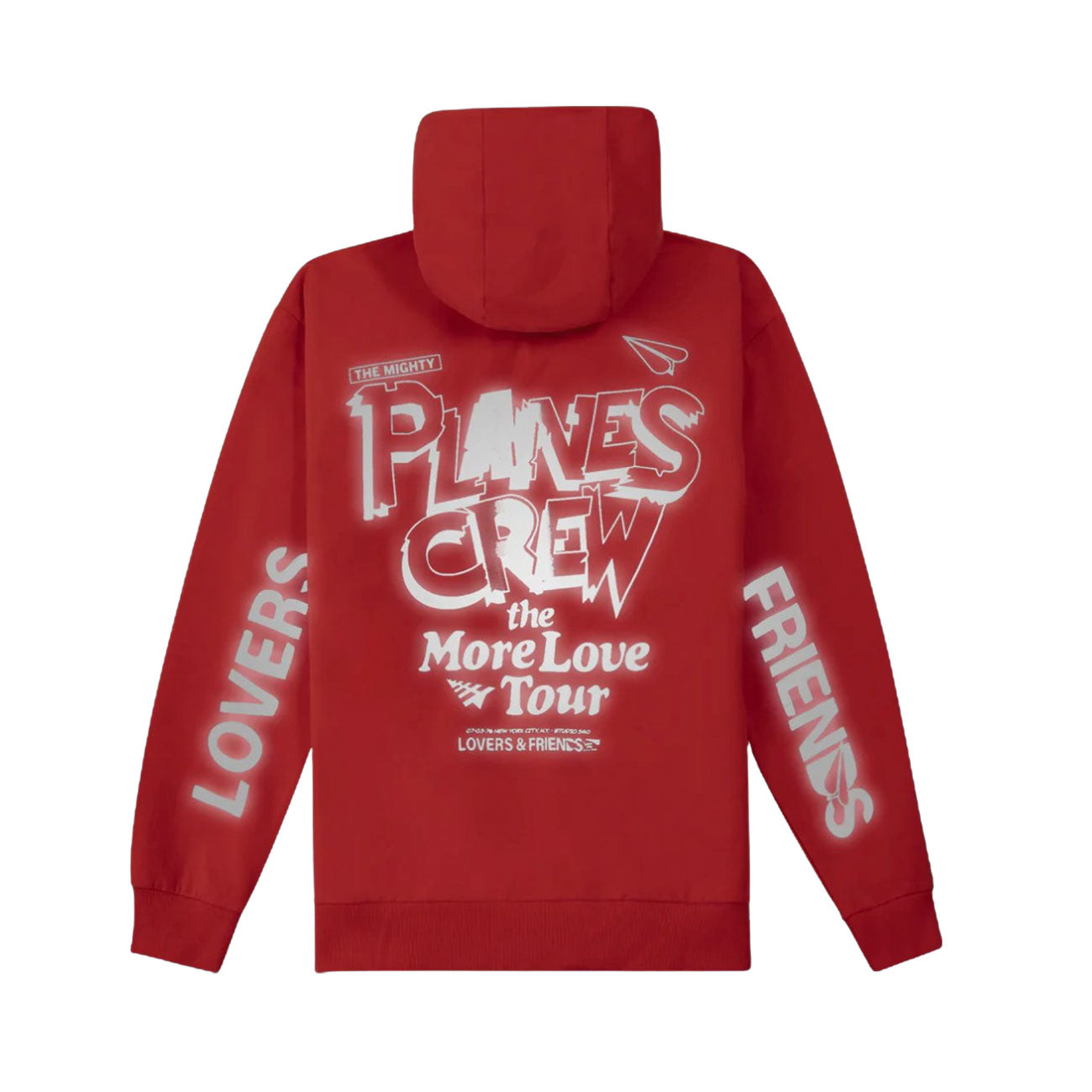 Paper Planes - More Love Tour Hoodie - Coral Red