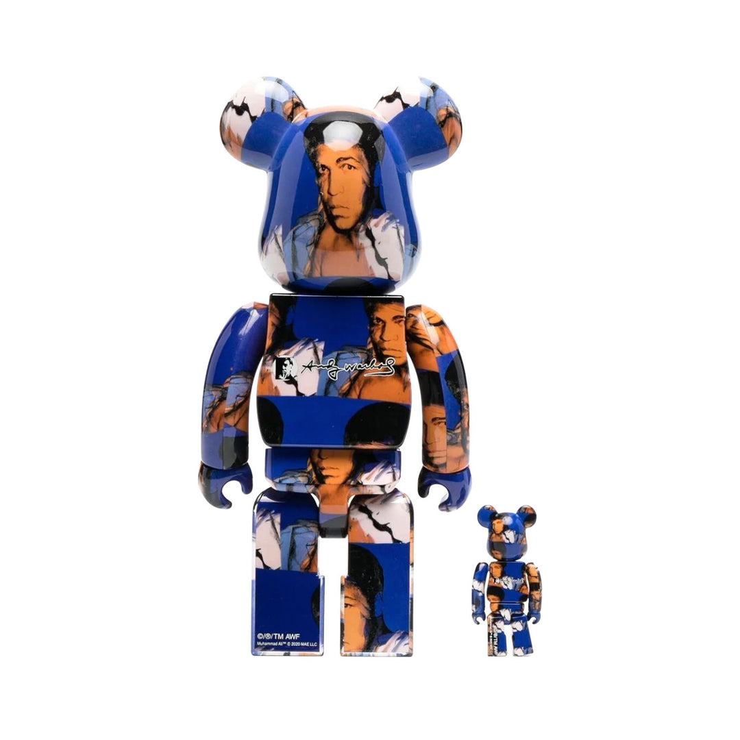 Bearbrick Andy Warhol Mohamed Muhammad Ali 400% + 100% MEDICOM toys - Collection Bearbrick Andy Warhol Mohamed Muhammad Ali 400% + 100% MEDICOM toys - Collection